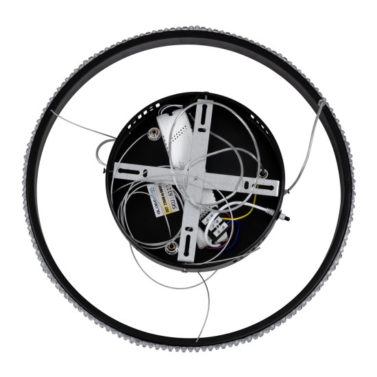 GLOBOSTAR® DIAMOND 61128 Μοντέρνο Κρεμαστό Φωτιστικό Οροφής LED 30W 3513lm 360° AC 220-240V IP20 Ρυθμιζόμενο Λευκό CCT με Χειριστήριο από 2700K έως 6000K Dimmable - Lumileds SMD Chip - Μαύρο Ματ - Μ40 x Π40 x Υ3cm - 3 Χρόνια Εγγύηση GLOBOSTAR® DIAMOND 61128 Μοντέρνο Κρεμαστό Φωτιστικό Οροφής LED 30W 3513lm 360° AC 220-240V IP20 Ρυθμιζόμενο Λευκό CCT με Χειριστήριο από 2700K έως 6000K Dimmable - Lumileds SMD Chip - Μαύρο Ματ - Μ40 x Π40 x Υ3cm - 3 Χρόνια Εγγύηση