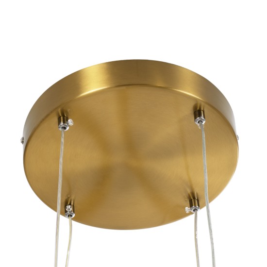 GLOBOSTAR® DIAMOND TETRA 61149 Μοντέρνο Κρεμαστό Φωτιστικό Οροφής LED 150W 15000lm 360° AC 220-240V IP20 Ρυθμιζόμενο Λευκό CCT με Χειριστήριο από 2700K έως 6000K Dimmable - Lumileds SMD Chip - Χρυσό Βούρτσας - Μ150 x Π150 x Υ120cm - 3 Χρόνια Εγγύηση GLOBOSTAR® DIAMOND TETRA 61149 Μοντέρνο Κρεμαστό Φωτιστικό Οροφής LED 150W 15000lm 360° AC 220-240V IP20 Ρυθμιζόμενο Λευκό CCT με Χειριστήριο από 2700K έως 6000K Dimmable - Lumileds SMD Chip - Χρυσό Βούρτσας - Μ150 x Π150 x Υ120cm - 3 Χρόνια Εγγύηση