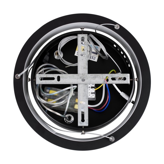 GLOBOSTAR® NEMESIS 61152 Μοντέρνο Κρεμαστό Φωτιστικό Οροφής LED 20W 2000lm 360° AC 220-240V IP20 Ρυθμιζόμενο Λευκό CCT με Χειριστήριο από 2700K έως 6000K Dimmable - Lumileds SMD Chip - Μαυρό Ματ - Μ25 x Π25 x Υ4cm - 3 Χρόνια Εγγύηση GLOBOSTAR® NEMESIS 61152 Μοντέρνο Κρεμαστό Φωτιστικό Οροφής LED 20W 2000lm 360° AC 220-240V IP20 Ρυθμιζόμενο Λευκό CCT με Χειριστήριο από 2700K έως 6000K Dimmable - Lumileds SMD Chip - Μαυρό Ματ - Μ25 x Π25 x Υ4cm - 3 Χρόνια Εγγύηση