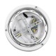 GLOBOSTAR® NEMESIS 61153 Μοντέρνο Κρεμαστό Φωτιστικό Οροφής LED 20W 2356lm 360° AC 220-240V IP20 Ρυθμιζόμενο Λευκό CCT με Χειριστήριο από 2700K έως 6000K Dimmable - Lumileds SMD Chip - Λευκό Ματ - Μ25 x Π25 x Υ4cm - 3 Χρόνια Εγγύηση