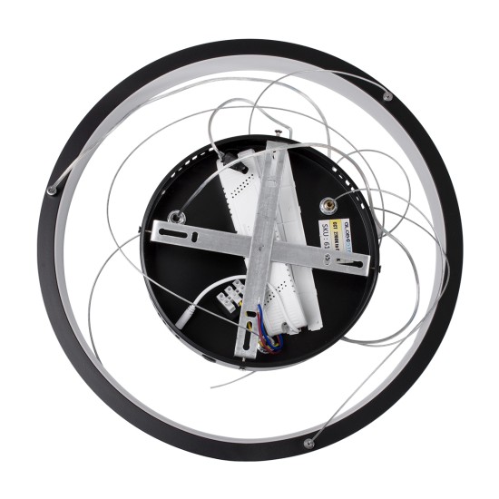 GLOBOSTAR® NEMESIS 61155 Μοντέρνο Κρεμαστό Φωτιστικό Οροφής LED 30W 3513lm 360° AC 220-240V IP20 Ρυθμιζόμενο Λευκό CCT με Χειριστήριο από 2700K έως 6000K Dimmable - Lumileds SMD Chip - Μαυρό Ματ - Μ40 x Π40 x Υ4cm - 3 Χρόνια Εγγύηση GLOBOSTAR® NEMESIS 61155 Μοντέρνο Κρεμαστό Φωτιστικό Οροφής LED 30W 3513lm 360° AC 220-240V IP20 Ρυθμιζόμενο Λευκό CCT με Χειριστήριο από 2700K έως 6000K Dimmable - Lumileds SMD Chip - Μαυρό Ματ - Μ40 x Π40 x Υ4cm - 3 Χρόνια Εγγύηση