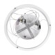 GLOBOSTAR® NEMESIS 61156 Μοντέρνο Κρεμαστό Φωτιστικό Οροφής LED 30W 3513lm 360° AC 220-240V IP20 Ρυθμιζόμενο Λευκό CCT με Χειριστήριο από 2700K έως 6000K Dimmable - Lumileds SMD Chip - Λευκό Ματ - Μ40 x Π40 x Υ4cm - 3 Χρόνια Εγγύηση GLOBOSTAR® NEMESIS 61156 Μοντέρνο Κρεμαστό Φωτιστικό Οροφής LED 30W 3513lm 360° AC 220-240V IP20 Ρυθμιζόμενο Λευκό CCT με Χειριστήριο από 2700K έως 6000K Dimmable - Lumileds SMD Chip - Λευκό Ματ - Μ40 x Π40 x Υ4cm - 3 Χρόνια Εγγύηση