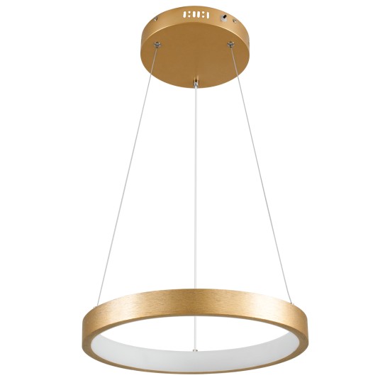 GLOBOSTAR® NEMESIS 61157 Μοντέρνο Κρεμαστό Φωτιστικό Οροφής LED 30W 3513lm 360° AC 220-240V IP20 Ρυθμιζόμενο Λευκό CCT με Χειριστήριο από 2700K έως 6000K Dimmable - Lumileds SMD Chip - Χρυσό Βούρτσας - Μ40 x Π40 x Υ4cm - 3 Χρόνια Εγγύηση GLOBOSTAR® NEMESIS 61157 Μοντέρνο Κρεμαστό Φωτιστικό Οροφής LED 30W 3513lm 360° AC 220-240V IP20 Ρυθμιζόμενο Λευκό CCT με Χειριστήριο από 2700K έως 6000K Dimmable - Lumileds SMD Chip - Χρυσό Βούρτσας - Μ40 x Π40 x Υ4cm - 3 Χρόνια Εγγύηση