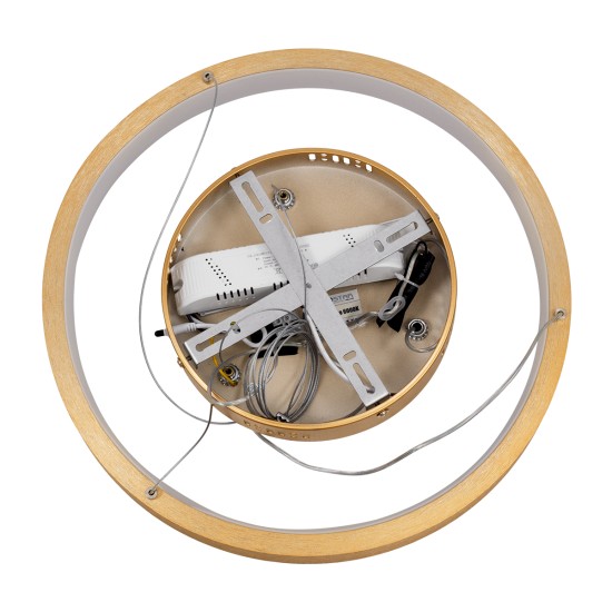 GLOBOSTAR® NEMESIS 61157 Μοντέρνο Κρεμαστό Φωτιστικό Οροφής LED 30W 3513lm 360° AC 220-240V IP20 Ρυθμιζόμενο Λευκό CCT με Χειριστήριο από 2700K έως 6000K Dimmable - Lumileds SMD Chip - Χρυσό Βούρτσας - Μ40 x Π40 x Υ4cm - 3 Χρόνια Εγγύηση GLOBOSTAR® NEMESIS 61157 Μοντέρνο Κρεμαστό Φωτιστικό Οροφής LED 30W 3513lm 360° AC 220-240V IP20 Ρυθμιζόμενο Λευκό CCT με Χειριστήριο από 2700K έως 6000K Dimmable - Lumileds SMD Chip - Χρυσό Βούρτσας - Μ40 x Π40 x Υ4cm - 3 Χρόνια Εγγύηση