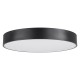 GLOBOSTAR® BURTON 61202 Μοντέρνο Κρεμαστό Φωτιστικό Οροφής LED 75W 8625lm 120° AC 220-240V IP20 Ρυθμιζόμενο Λευκό CCT με Χειριστήριο από 2700K έως 6000K Dimmable - Lumileds SMD Chip - Μαύρο Ματ - Μ60 x Π60 x Υ8cm - 3 Χρόνια Εγγύηση
