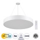 GLOBOSTAR® BURTON 61203 Μοντέρνο Κρεμαστό Φωτιστικό Οροφής LED 75W 7500lm 120° AC 220-240V IP20 Ρυθμιζόμενο Λευκό CCT με Χειριστήριο από 2700K έως 6000K Dimmable - Lumileds SMD Chip - Λευκό Ματ - Μ60 x Π60 x Υ8cm - 3 Χρόνια Εγγύηση GLOBOSTAR® BURTON 61203 Μοντέρνο Κρεμαστό Φωτιστικό Οροφής LED 75W 7500lm 120° AC 220-240V IP20 Ρυθμιζόμενο Λευκό CCT με Χειριστήριο από 2700K έως 6000K Dimmable - Lumileds SMD Chip - Λευκό Ματ - Μ60 x Π60 x Υ8cm - 3 Χρόνια Εγγύηση