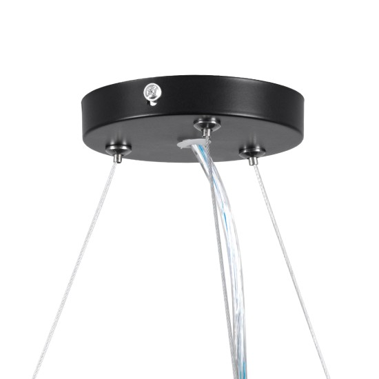 GLOBOSTAR® KAMALA 61208 Μοντέρνο Κρεμαστό Φωτιστικό Οροφής LED 75W 8625lm 120° AC 220-240V IP20 Ρυθμιζόμενο Λευκό CCT με Χειριστήριο από 2700K έως 6000K Dimmable - Lumileds SMD Chip - Μαύρο Ματ - Μ60 x Π60 x Υ8cm - 3 Χρόνια Εγγύηση GLOBOSTAR® KAMALA 61208 Μοντέρνο Κρεμαστό Φωτιστικό Οροφής LED 75W 8625lm 120° AC 220-240V IP20 Ρυθμιζόμενο Λευκό CCT με Χειριστήριο από 2700K έως 6000K Dimmable - Lumileds SMD Chip - Μαύρο Ματ - Μ60 x Π60 x Υ8cm - 3 Χρόνια Εγγύηση