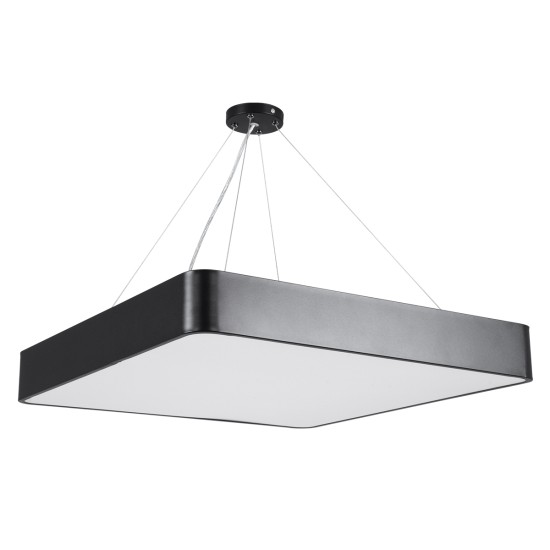 GLOBOSTAR® KAMALA 61208 Μοντέρνο Κρεμαστό Φωτιστικό Οροφής LED 75W 8625lm 120° AC 220-240V IP20 Ρυθμιζόμενο Λευκό CCT με Χειριστήριο από 2700K έως 6000K Dimmable - Lumileds SMD Chip - Μαύρο Ματ - Μ60 x Π60 x Υ8cm - 3 Χρόνια Εγγύηση GLOBOSTAR® KAMALA 61208 Μοντέρνο Κρεμαστό Φωτιστικό Οροφής LED 75W 8625lm 120° AC 220-240V IP20 Ρυθμιζόμενο Λευκό CCT με Χειριστήριο από 2700K έως 6000K Dimmable - Lumileds SMD Chip - Μαύρο Ματ - Μ60 x Π60 x Υ8cm - 3 Χρόνια Εγγύηση