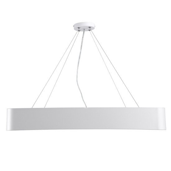 GLOBOSTAR® KAMALA 61209 Μοντέρνο Κρεμαστό Φωτιστικό Οροφής LED 75W 8625lm 120° AC 220-240V IP20 Ρυθμιζόμενο Λευκό CCT με Χειριστήριο από 2700K έως 6000K Dimmable - Lumileds SMD Chip - Λευκό Ματ - Μ60 x Π60 x Υ8cm - 3 Χρόνια Εγγύηση