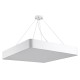 GLOBOSTAR® KAMALA 61209-S Μοντέρνο Φωτιστικό Οροφής LED 75W 8625lm 120° AC 220-240V IP20 Ρυθμιζόμενο Λευκό CCT με Χειριστήριο από 2700K έως 6000K Dimmable - Lumileds SMD Chip - Λευκό Ματ - Μ60 x Π60 x Υ8cm - 3 Χρόνια Εγγύηση GLOBOSTAR® KAMALA 61209-S Μοντέρνο Φωτιστικό Οροφής LED 75W 8625lm 120° AC 220-240V IP20 Ρυθμιζόμενο Λευκό CCT με Χειριστήριο από 2700K έως 6000K Dimmable - Lumileds SMD Chip - Λευκό Ματ - Μ60 x Π60 x Υ8cm - 3 Χρόνια Εγγύηση