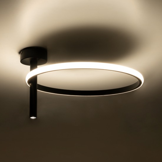 GLOBOSTAR® VERONA 61220 Μοντέρνο Φωτιστικό Οροφής LED 24W 2688lm 360° AC 220-240V IP20 Ρυθμιζόμενο Λευκό CCT με On/Off 2700K/4500K/6000K - Lumileds SMD Chip - Μαύρο Ματ - Μ40 x Π40 x Υ23cm - 3 Χρόνια Εγγύηση GLOBOSTAR® VERONA 61220 Μοντέρνο Φωτιστικό Οροφής LED 24W 2688lm 360° AC 220-240V IP20 Ρυθμιζόμενο Λευκό CCT με On/Off 2700K/4500K/6000K - Lumileds SMD Chip - Μαύρο Ματ - Μ40 x Π40 x Υ23cm - 3 Χρόνια Εγγύηση