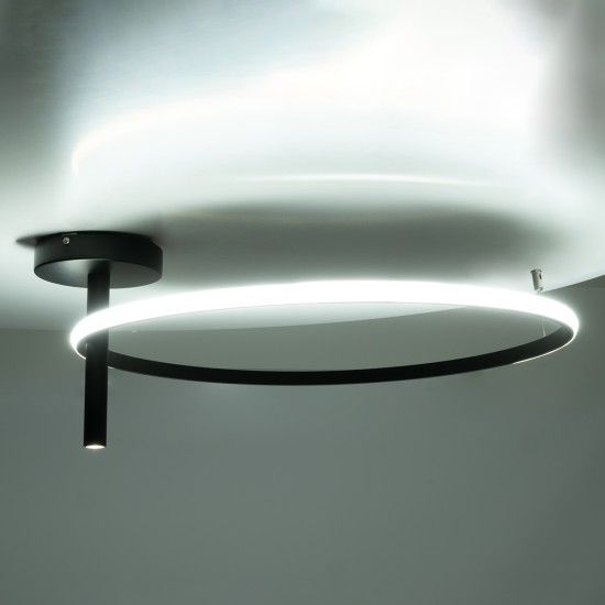 GLOBOSTAR® VERONA 61223 Μοντέρνο Φωτιστικό Οροφής LED 36W 4032lm 360° AC 220-240V IP20 Ρυθμιζόμενο Λευκό CCT με On/Off 2700K/4500K/6000K - Lumileds SMD Chip - Μαύρο Ματ - Μ60 x Π60 x Υ23cm - 3 Χρόνια Εγγύηση GLOBOSTAR® VERONA 61223 Μοντέρνο Φωτιστικό Οροφής LED 36W 4032lm 360° AC 220-240V IP20 Ρυθμιζόμενο Λευκό CCT με On/Off 2700K/4500K/6000K - Lumileds SMD Chip - Μαύρο Ματ - Μ60 x Π60 x Υ23cm - 3 Χρόνια Εγγύηση