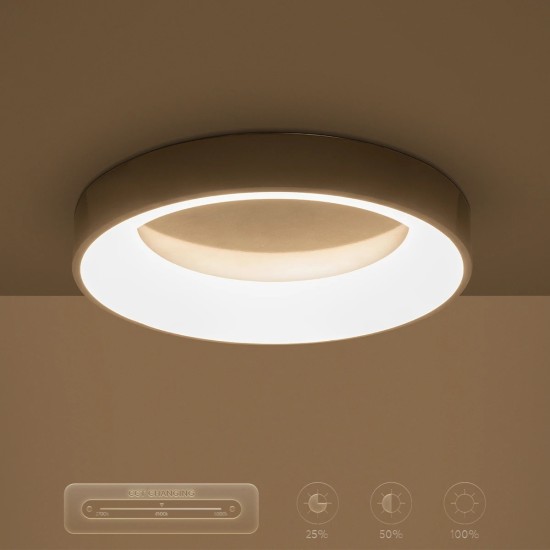 GLOBOSTAR® SALEM 61234 Μοντέρνο Φωτιστικό Οροφής LED 75W 8625lm 120° AC 220-240V IP20 Ρυθμιζόμενο Λευκό CCT με Χειριστήριο από 2700K έως 6000K Dimmable - Lumileds SMD Chip - Γκρι - Μ45 x Π45 x Υ9.5cm - 3 Χρόνια Εγγύηση GLOBOSTAR® SALEM 61234 Μοντέρνο Φωτιστικό Οροφής LED 75W 8625lm 120° AC 220-240V IP20 Ρυθμιζόμενο Λευκό CCT με Χειριστήριο από 2700K έως 6000K Dimmable - Lumileds SMD Chip - Γκρι - Μ45 x Π45 x Υ9.5cm - 3 Χρόνια Εγγύηση