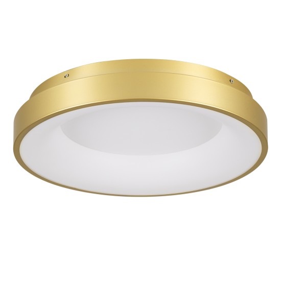 GLOBOSTAR® SALEM 61235 Μοντέρνο Φωτιστικό Οροφής LED 75W 8625lm 120° AC 220-240V IP20 Ρυθμιζόμενο Λευκό CCT με Χειριστήριο από 2700K έως 6000K Dimmable - Lumileds SMD Chip - Χρυσό - Μ45 x Π45 x Υ9.5cm - 3 Χρόνια Εγγύηση GLOBOSTAR® SALEM 61235 Μοντέρνο Φωτιστικό Οροφής LED 75W 8625lm 120° AC 220-240V IP20 Ρυθμιζόμενο Λευκό CCT με Χειριστήριο από 2700K έως 6000K Dimmable - Lumileds SMD Chip - Χρυσό - Μ45 x Π45 x Υ9.5cm - 3 Χρόνια Εγγύηση
