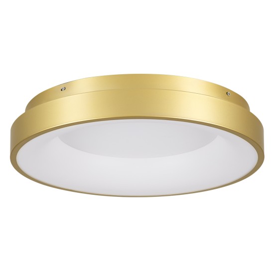 GLOBOSTAR® SALEM 61235 Μοντέρνο Φωτιστικό Οροφής LED 75W 8625lm 120° AC 220-240V IP20 Ρυθμιζόμενο Λευκό CCT με Χειριστήριο από 2700K έως 6000K Dimmable - Lumileds SMD Chip - Χρυσό - Μ45 x Π45 x Υ9.5cm - 3 Χρόνια Εγγύηση GLOBOSTAR® SALEM 61235 Μοντέρνο Φωτιστικό Οροφής LED 75W 8625lm 120° AC 220-240V IP20 Ρυθμιζόμενο Λευκό CCT με Χειριστήριο από 2700K έως 6000K Dimmable - Lumileds SMD Chip - Χρυσό - Μ45 x Π45 x Υ9.5cm - 3 Χρόνια Εγγύηση