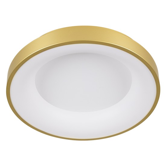 GLOBOSTAR® SALEM 61235 Μοντέρνο Φωτιστικό Οροφής LED 75W 8625lm 120° AC 220-240V IP20 Ρυθμιζόμενο Λευκό CCT με Χειριστήριο από 2700K έως 6000K Dimmable - Lumileds SMD Chip - Χρυσό - Μ45 x Π45 x Υ9.5cm - 3 Χρόνια Εγγύηση GLOBOSTAR® SALEM 61235 Μοντέρνο Φωτιστικό Οροφής LED 75W 8625lm 120° AC 220-240V IP20 Ρυθμιζόμενο Λευκό CCT με Χειριστήριο από 2700K έως 6000K Dimmable - Lumileds SMD Chip - Χρυσό - Μ45 x Π45 x Υ9.5cm - 3 Χρόνια Εγγύηση