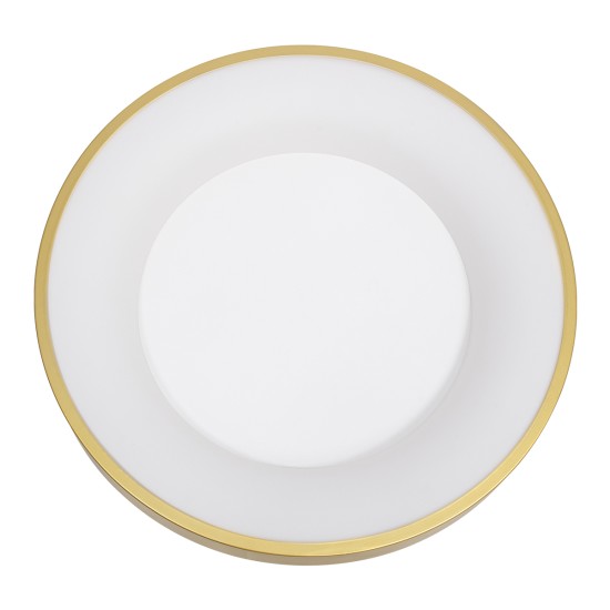 GLOBOSTAR® SALEM 61235 Μοντέρνο Φωτιστικό Οροφής LED 75W 8625lm 120° AC 220-240V IP20 Ρυθμιζόμενο Λευκό CCT με Χειριστήριο από 2700K έως 6000K Dimmable - Lumileds SMD Chip - Χρυσό - Μ45 x Π45 x Υ9.5cm - 3 Χρόνια Εγγύηση GLOBOSTAR® SALEM 61235 Μοντέρνο Φωτιστικό Οροφής LED 75W 8625lm 120° AC 220-240V IP20 Ρυθμιζόμενο Λευκό CCT με Χειριστήριο από 2700K έως 6000K Dimmable - Lumileds SMD Chip - Χρυσό - Μ45 x Π45 x Υ9.5cm - 3 Χρόνια Εγγύηση