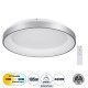 GLOBOSTAR® SALEM 61238 Μοντέρνο Φωτιστικό Οροφής LED 105W 12075lm 120° AC 220-240V IP20 Ρυθμιζόμενο Λευκό CCT με Χειριστήριο από 2700K έως 6000K Dimmable - Lumileds SMD Chip - Γκρι - Μ60 x Π60 x Υ9.5cm - 3 Χρόνια Εγγύηση GLOBOSTAR® SALEM 61238 Μοντέρνο Φωτιστικό Οροφής LED 105W 12075lm 120° AC 220-240V IP20 Ρυθμιζόμενο Λευκό CCT με Χειριστήριο από 2700K έως 6000K Dimmable - Lumileds SMD Chip - Γκρι - Μ60 x Π60 x Υ9.5cm - 3 Χρόνια Εγγύηση