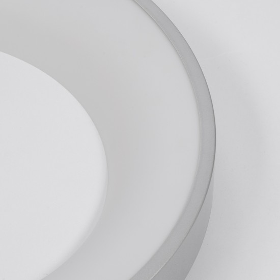 GLOBOSTAR® SALEM 61238 Μοντέρνο Φωτιστικό Οροφής LED 105W 12075lm 120° AC 220-240V IP20 Ρυθμιζόμενο Λευκό CCT με Χειριστήριο από 2700K έως 6000K Dimmable - Lumileds SMD Chip - Γκρι - Μ60 x Π60 x Υ9.5cm - 3 Χρόνια Εγγύηση GLOBOSTAR® SALEM 61238 Μοντέρνο Φωτιστικό Οροφής LED 105W 12075lm 120° AC 220-240V IP20 Ρυθμιζόμενο Λευκό CCT με Χειριστήριο από 2700K έως 6000K Dimmable - Lumileds SMD Chip - Γκρι - Μ60 x Π60 x Υ9.5cm - 3 Χρόνια Εγγύηση
