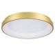 GLOBOSTAR® SALEM 61239 Μοντέρνο Φωτιστικό Οροφής LED 105W 12075lm 120° AC 220-240V IP20 Ρυθμιζόμενο Λευκό CCT με Χειριστήριο από 2700K έως 6000K Dimmable - Lumileds SMD Chip - Χρυσό - Μ60 x Π60 x Υ9.5cm - 3 Χρόνια Εγγύηση