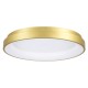 GLOBOSTAR® SALEM 61239 Μοντέρνο Φωτιστικό Οροφής LED 105W 12075lm 120° AC 220-240V IP20 Ρυθμιζόμενο Λευκό CCT με Χειριστήριο από 2700K έως 6000K Dimmable - Lumileds SMD Chip - Χρυσό - Μ60 x Π60 x Υ9.5cm - 3 Χρόνια Εγγύηση