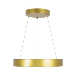 GLOBOSTAR® SALEM 61243 Μοντέρνο Κρεμαστό Φωτιστικό Οροφής LED 75W 8625lm 120° AC 220-240V IP20 Ρυθμιζόμενο Λευκό CCT με Χειριστήριο από 2700K έως 6000K Dimmable - Lumileds SMD Chip - Χρυσό - Μ45 x Π45 x Υ6cm - 3 Χρόνια Εγγύηση GLOBOSTAR® SALEM 61243 Μοντέρνο Κρεμαστό Φωτιστικό Οροφής LED 75W 8625lm 120° AC 220-240V IP20 Ρυθμιζόμενο Λευκό CCT με Χειριστήριο από 2700K έως 6000K Dimmable - Lumileds SMD Chip - Χρυσό - Μ45 x Π45 x Υ6cm - 3 Χρόνια Εγγύηση