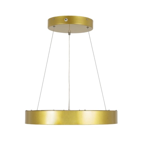 GLOBOSTAR® SALEM 61243 Μοντέρνο Κρεμαστό Φωτιστικό Οροφής LED 75W 8625lm 120° AC 220-240V IP20 Ρυθμιζόμενο Λευκό CCT με Χειριστήριο από 2700K έως 6000K Dimmable - Lumileds SMD Chip - Χρυσό - Μ45 x Π45 x Υ6cm - 3 Χρόνια Εγγύηση GLOBOSTAR® SALEM 61243 Μοντέρνο Κρεμαστό Φωτιστικό Οροφής LED 75W 8625lm 120° AC 220-240V IP20 Ρυθμιζόμενο Λευκό CCT με Χειριστήριο από 2700K έως 6000K Dimmable - Lumileds SMD Chip - Χρυσό - Μ45 x Π45 x Υ6cm - 3 Χρόνια Εγγύηση
