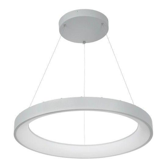 GLOBOSTAR® SALEM 61246 Μοντέρνο Κρεμαστό Φωτιστικό Οροφής LED 105W 12075lm 120° AC 220-240V IP20 Ρυθμιζόμενο Λευκό CCT με Χειριστήριο από 2700K έως 6000K Dimmable - Lumileds SMD Chip - Γκρι - Μ60 x Π60 x Υ6cm - 3 Χρόνια Εγγύηση GLOBOSTAR® SALEM 61246 Μοντέρνο Κρεμαστό Φωτιστικό Οροφής LED 105W 12075lm 120° AC 220-240V IP20 Ρυθμιζόμενο Λευκό CCT με Χειριστήριο από 2700K έως 6000K Dimmable - Lumileds SMD Chip - Γκρι - Μ60 x Π60 x Υ6cm - 3 Χρόνια Εγγύηση