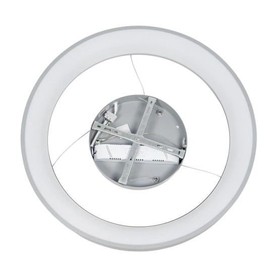 GLOBOSTAR® SALEM 61246 Μοντέρνο Κρεμαστό Φωτιστικό Οροφής LED 105W 12075lm 120° AC 220-240V IP20 Ρυθμιζόμενο Λευκό CCT με Χειριστήριο από 2700K έως 6000K Dimmable - Lumileds SMD Chip - Γκρι - Μ60 x Π60 x Υ6cm - 3 Χρόνια Εγγύηση GLOBOSTAR® SALEM 61246 Μοντέρνο Κρεμαστό Φωτιστικό Οροφής LED 105W 12075lm 120° AC 220-240V IP20 Ρυθμιζόμενο Λευκό CCT με Χειριστήριο από 2700K έως 6000K Dimmable - Lumileds SMD Chip - Γκρι - Μ60 x Π60 x Υ6cm - 3 Χρόνια Εγγύηση