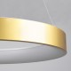 GLOBOSTAR® SALEM 61247 Μοντέρνο Κρεμαστό Φωτιστικό Οροφής LED 105W 12075lm 120° AC 220-240V IP20 Ρυθμιζόμενο Λευκό CCT με Χειριστήριο από 2700K έως 6000K Dimmable - Lumileds SMD Chip - Χρυσό - Μ60 x Π60 x Υ6cm - 3 Χρόνια Εγγύηση GLOBOSTAR® SALEM 61247 Μοντέρνο Κρεμαστό Φωτιστικό Οροφής LED 105W 12075lm 120° AC 220-240V IP20 Ρυθμιζόμενο Λευκό CCT με Χειριστήριο από 2700K έως 6000K Dimmable - Lumileds SMD Chip - Χρυσό - Μ60 x Π60 x Υ6cm - 3 Χρόνια Εγγύηση