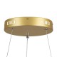 GLOBOSTAR® SALEM 61247 Μοντέρνο Κρεμαστό Φωτιστικό Οροφής LED 105W 12075lm 120° AC 220-240V IP20 Ρυθμιζόμενο Λευκό CCT με Χειριστήριο από 2700K έως 6000K Dimmable - Lumileds SMD Chip - Χρυσό - Μ60 x Π60 x Υ6cm - 3 Χρόνια Εγγύηση GLOBOSTAR® SALEM 61247 Μοντέρνο Κρεμαστό Φωτιστικό Οροφής LED 105W 12075lm 120° AC 220-240V IP20 Ρυθμιζόμενο Λευκό CCT με Χειριστήριο από 2700K έως 6000K Dimmable - Lumileds SMD Chip - Χρυσό - Μ60 x Π60 x Υ6cm - 3 Χρόνια Εγγύηση