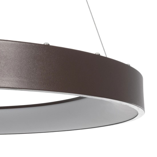 GLOBOSTAR® SALEM 61248 Μοντέρνο Κρεμαστό Φωτιστικό Οροφής LED 105W 12075lm 120° AC 220-240V IP20 Ρυθμιζόμενο Λευκό CCT με Χειριστήριο από 2700K έως 6000K Dimmable - Lumileds SMD Chip - Καφέ Ματ - Μ60 x Π60 x Υ6cm - 3 Χρόνια Εγγύηση GLOBOSTAR® SALEM 61248 Μοντέρνο Κρεμαστό Φωτιστικό Οροφής LED 105W 12075lm 120° AC 220-240V IP20 Ρυθμιζόμενο Λευκό CCT με Χειριστήριο από 2700K έως 6000K Dimmable - Lumileds SMD Chip - Καφέ Ματ - Μ60 x Π60 x Υ6cm - 3 Χρόνια Εγγύηση
