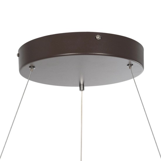 GLOBOSTAR® SALEM 61248 Μοντέρνο Κρεμαστό Φωτιστικό Οροφής LED 105W 12075lm 120° AC 220-240V IP20 Ρυθμιζόμενο Λευκό CCT με Χειριστήριο από 2700K έως 6000K Dimmable - Lumileds SMD Chip - Καφέ Ματ - Μ60 x Π60 x Υ6cm - 3 Χρόνια Εγγύηση GLOBOSTAR® SALEM 61248 Μοντέρνο Κρεμαστό Φωτιστικό Οροφής LED 105W 12075lm 120° AC 220-240V IP20 Ρυθμιζόμενο Λευκό CCT με Χειριστήριο από 2700K έως 6000K Dimmable - Lumileds SMD Chip - Καφέ Ματ - Μ60 x Π60 x Υ6cm - 3 Χρόνια Εγγύηση