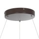 GLOBOSTAR® SALEM 61248 Μοντέρνο Κρεμαστό Φωτιστικό Οροφής LED 105W 12075lm 120° AC 220-240V IP20 Ρυθμιζόμενο Λευκό CCT με Χειριστήριο από 2700K έως 6000K Dimmable - Lumileds SMD Chip - Καφέ Ματ - Μ60 x Π60 x Υ6cm - 3 Χρόνια Εγγύηση GLOBOSTAR® SALEM 61248 Μοντέρνο Κρεμαστό Φωτιστικό Οροφής LED 105W 12075lm 120° AC 220-240V IP20 Ρυθμιζόμενο Λευκό CCT με Χειριστήριο από 2700K έως 6000K Dimmable - Lumileds SMD Chip - Καφέ Ματ - Μ60 x Π60 x Υ6cm - 3 Χρόνια Εγγύηση