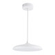 GLOBOSTAR® BARON 61252 Μοντέρνο Κρεμαστό Φωτιστικό Οροφής LED 12W 1440lm 120° AC 220-240V IP20 Ρυθμιζόμενο Λευκό CCT με On/Off 2700K/4500K/6000K - Lumileds SMD Chip - Λευκό Ματ - Μ25 x Π25 x Υ8cm - 3 Χρόνια Εγγύηση