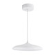 GLOBOSTAR® BARON 61252 Μοντέρνο Κρεμαστό Φωτιστικό Οροφής LED 12W 1440lm 120° AC 220-240V IP20 Ρυθμιζόμενο Λευκό CCT με On/Off 2700K/4500K/6000K - Lumileds SMD Chip - Λευκό Ματ - Μ25 x Π25 x Υ8cm - 3 Χρόνια Εγγύηση