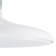 GLOBOSTAR® BARON 61252 Μοντέρνο Κρεμαστό Φωτιστικό Οροφής LED 12W 1440lm 120° AC 220-240V IP20 Ρυθμιζόμενο Λευκό CCT με On/Off 2700K/4500K/6000K - Lumileds SMD Chip - Λευκό Ματ - Μ25 x Π25 x Υ8cm - 3 Χρόνια Εγγύηση