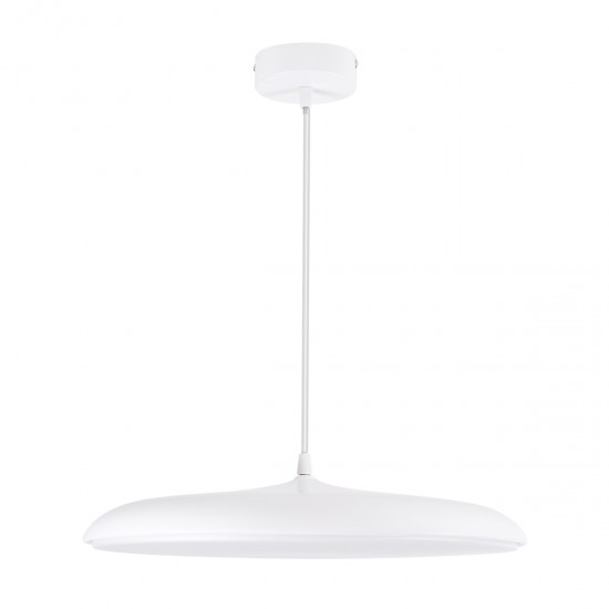 GLOBOSTAR® BARON 61255 Μοντέρνο Κρεμαστό Φωτιστικό Οροφής LED 24W 2880lm 120° AC 220-240V IP20 Ρυθμιζόμενο Λευκό CCT με On/Off 2700K/4500K/6000K - Lumileds SMD Chip - Λευκό Ματ - Μ40 x Π40 x Υ10cm - 3 Χρόνια Εγγύηση GLOBOSTAR® BARON 61255 Μοντέρνο Κρεμαστό Φωτιστικό Οροφής LED 24W 2880lm 120° AC 220-240V IP20 Ρυθμιζόμενο Λευκό CCT με On/Off 2700K/4500K/6000K - Lumileds SMD Chip - Λευκό Ματ - Μ40 x Π40 x Υ10cm - 3 Χρόνια Εγγύηση