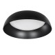 GLOBOSTAR® ANATOLIA 61261 Μοντέρνο Φωτιστικό Οροφής LED 60W 6900lm 120° AC 220-240V IP20 Ρυθμιζόμενο Λευκό CCT με Χειριστήριο από 2700K έως 6000K Dimmable - Lumileds SMD Chip - Μαύρο Ματ - Μ43 x Π43 x Υ11cm - 3 Χρόνια Εγγύηση