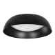 GLOBOSTAR® ANATOLIA 61261 Μοντέρνο Φωτιστικό Οροφής LED 60W 6900lm 120° AC 220-240V IP20 Ρυθμιζόμενο Λευκό CCT με Χειριστήριο από 2700K έως 6000K Dimmable - Lumileds SMD Chip - Μαύρο Ματ - Μ43 x Π43 x Υ11cm - 3 Χρόνια Εγγύηση