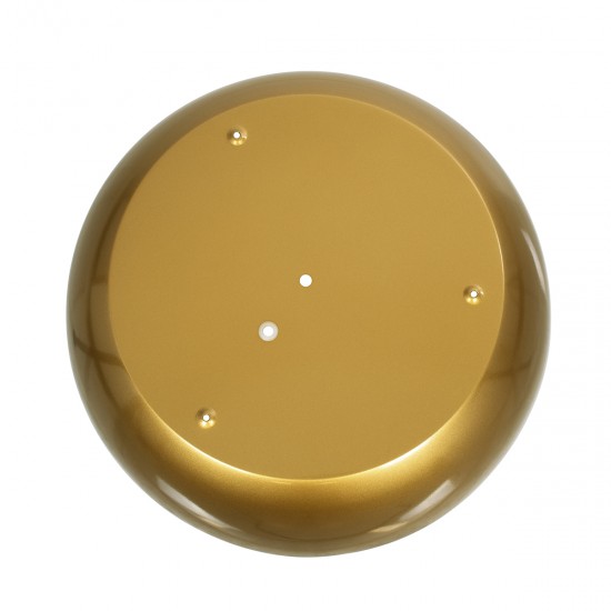 GLOBOSTAR® ANATOLIA 61263 Μοντέρνο Φωτιστικό Οροφής LED 60W 6900lm 120° AC 220-240V IP20 Ρυθμιζόμενο Λευκό CCT με Χειριστήριο από 2700K έως 6000K Dimmable - Lumileds SMD Chip - Χρυσό - Μ43 x Π43 x Υ11cm - 3 Χρόνια Εγγύηση