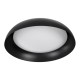 GLOBOSTAR® ANATOLIA 61264 Μοντέρνο Φωτιστικό Οροφής LED 75W 8625lm 120° AC 220-240V IP20 Ρυθμιζόμενο Λευκό CCT με Χειριστήριο από 2700K έως 6000K Dimmable - Lumileds SMD Chip - Μαύρο Ματ - Μ60 x Π60 x Υ13cm - 3 Χρόνια Εγγύηση