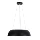 GLOBOSTAR® ANATOLIA 61267 Μοντέρνο Κρεμαστό Φωτιστικό Οροφής LED 60W 6900lm 120° AC 220-240V IP20 Ρυθμιζόμενο Λευκό CCT με Χειριστήριο από 2700K έως 6000K Dimmable - Lumileds SMD Chip - Μαύρο Ματ - Μ43 x Π43 x Υ11cm - 3 Χρόνια Εγγύηση