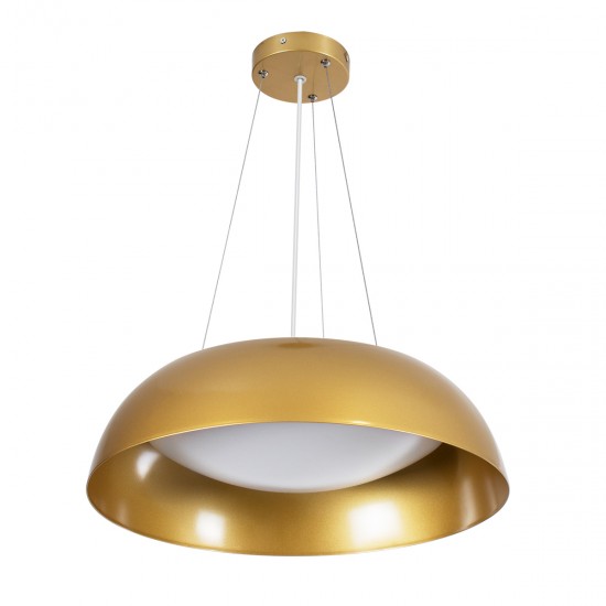 GLOBOSTAR® ANATOLIA 61268 Μοντέρνο Κρεμαστό Φωτιστικό Οροφής LED 60W 6900lm 120° AC 220-240V IP20 Ρυθμιζόμενο Λευκό CCT με Χειριστήριο από 2700K έως 6000K Dimmable - Lumileds SMD Chip - Χρυσό - Μ43 x Π43 x Υ11cm - 3 Χρόνια Εγγύηση GLOBOSTAR® ANATOLIA 61268 Μοντέρνο Κρεμαστό Φωτιστικό Οροφής LED 60W 6900lm 120° AC 220-240V IP20 Ρυθμιζόμενο Λευκό CCT με Χειριστήριο από 2700K έως 6000K Dimmable - Lumileds SMD Chip - Χρυσό - Μ43 x Π43 x Υ11cm - 3 Χρόνια Εγγύηση