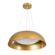 GLOBOSTAR® ANATOLIA 61268 Μοντέρνο Κρεμαστό Φωτιστικό Οροφής LED 60W 6900lm 120° AC 220-240V IP20 Ρυθμιζόμενο Λευκό CCT με Χειριστήριο από 2700K έως 6000K Dimmable - Lumileds SMD Chip - Χρυσό - Μ43 x Π43 x Υ11cm - 3 Χρόνια Εγγύηση GLOBOSTAR® ANATOLIA 61268 Μοντέρνο Κρεμαστό Φωτιστικό Οροφής LED 60W 6900lm 120° AC 220-240V IP20 Ρυθμιζόμενο Λευκό CCT με Χειριστήριο από 2700K έως 6000K Dimmable - Lumileds SMD Chip - Χρυσό - Μ43 x Π43 x Υ11cm - 3 Χρόνια Εγγύηση