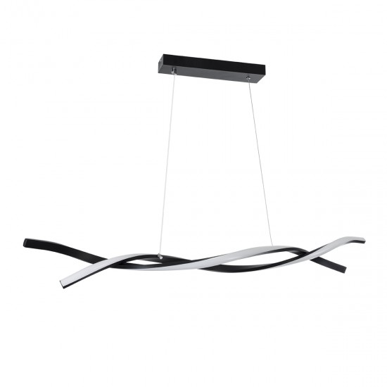 GLOBOSTAR® MORALES 61275 Μοντέρνο Κρεμαστό Φωτιστικό Οροφής LED 54W 6048lm 300° AC 220-240V IP20 Ρυθμιζόμενο Λευκό CCT με Χειριστήριο από 2700K έως 6000K Dimmable - Lumileds SMD Chip - Μαύρο Ματ - Μ90 x Π14 x Υ14cm - 3 Χρόνια Εγγύηση GLOBOSTAR® MORALES 61275 Μοντέρνο Κρεμαστό Φωτιστικό Οροφής LED 54W 6048lm 300° AC 220-240V IP20 Ρυθμιζόμενο Λευκό CCT με Χειριστήριο από 2700K έως 6000K Dimmable - Lumileds SMD Chip - Μαύρο Ματ - Μ90 x Π14 x Υ14cm - 3 Χρόνια Εγγύηση