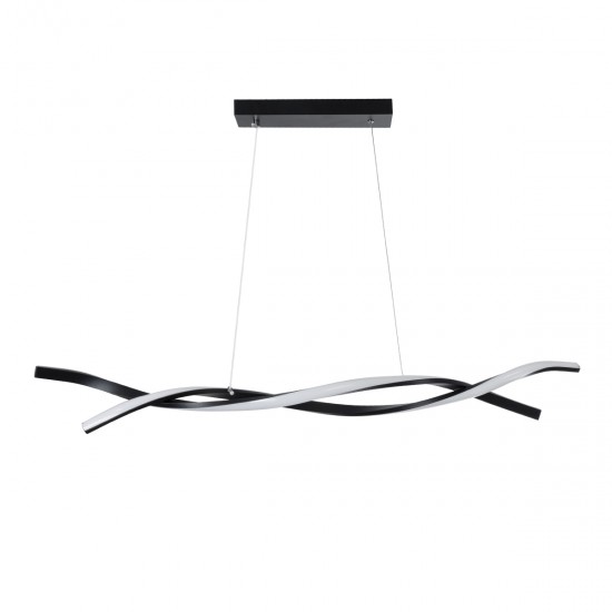 GLOBOSTAR® MORALES 61275 Μοντέρνο Κρεμαστό Φωτιστικό Οροφής LED 54W 6048lm 300° AC 220-240V IP20 Ρυθμιζόμενο Λευκό CCT με Χειριστήριο από 2700K έως 6000K Dimmable - Lumileds SMD Chip - Μαύρο Ματ - Μ90 x Π14 x Υ14cm - 3 Χρόνια Εγγύηση GLOBOSTAR® MORALES 61275 Μοντέρνο Κρεμαστό Φωτιστικό Οροφής LED 54W 6048lm 300° AC 220-240V IP20 Ρυθμιζόμενο Λευκό CCT με Χειριστήριο από 2700K έως 6000K Dimmable - Lumileds SMD Chip - Μαύρο Ματ - Μ90 x Π14 x Υ14cm - 3 Χρόνια Εγγύηση