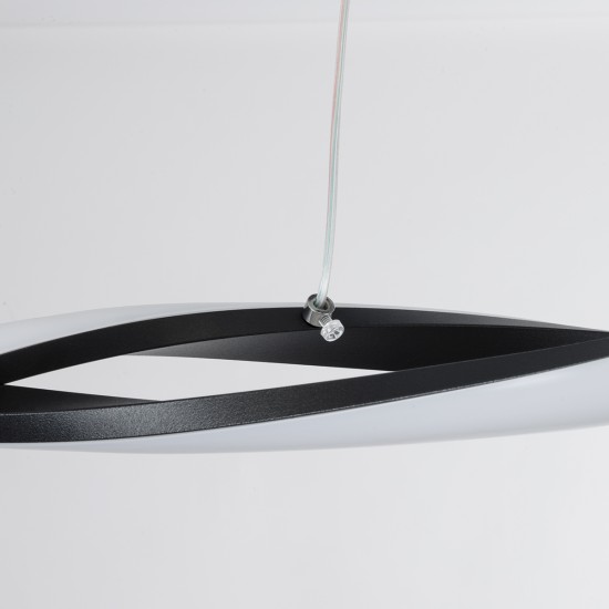 GLOBOSTAR® MORALES 61275 Μοντέρνο Κρεμαστό Φωτιστικό Οροφής LED 54W 6048lm 300° AC 220-240V IP20 Ρυθμιζόμενο Λευκό CCT με Χειριστήριο από 2700K έως 6000K Dimmable - Lumileds SMD Chip - Μαύρο Ματ - Μ90 x Π14 x Υ14cm - 3 Χρόνια Εγγύηση GLOBOSTAR® MORALES 61275 Μοντέρνο Κρεμαστό Φωτιστικό Οροφής LED 54W 6048lm 300° AC 220-240V IP20 Ρυθμιζόμενο Λευκό CCT με Χειριστήριο από 2700K έως 6000K Dimmable - Lumileds SMD Chip - Μαύρο Ματ - Μ90 x Π14 x Υ14cm - 3 Χρόνια Εγγύηση