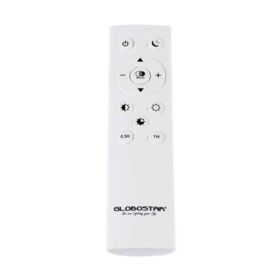 GLOBOSTAR® MORALES 61277 Μοντέρνο Κρεμαστό Φωτιστικό Οροφής LED 54W 6048lm 300° AC 220-240V IP20 Ρυθμιζόμενο Λευκό CCT με Χειριστήριο από 2700K έως 6000K Dimmable - Lumileds SMD Chip - Νίκελ Βούρτσας - Μ90 x Π14 x Υ14cm - 3 Χρόνια Εγγύηση