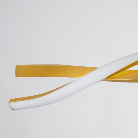 GLOBOSTAR® MORALES 61278 Μοντέρνο Κρεμαστό Φωτιστικό Οροφής LED 54W 5400lm 300° AC 220-240V IP20 Ρυθμιζόμενο Λευκό CCT με Χειριστήριο από 2700K έως 6000K Dimmable - Lumileds SMD Chip - Σατινέ Χρυσό Βούρτσας - Μ90 x Π14 x Υ14cm - 3 Χρόνια Εγγύηση GLOBOSTAR® MORALES 61278 Μοντέρνο Κρεμαστό Φωτιστικό Οροφής LED 54W 5400lm 300° AC 220-240V IP20 Ρυθμιζόμενο Λευκό CCT με Χειριστήριο από 2700K έως 6000K Dimmable - Lumileds SMD Chip - Σατινέ Χρυσό Βούρτσας - Μ90 x Π14 x Υ14cm - 3 Χρόνια Εγγύηση